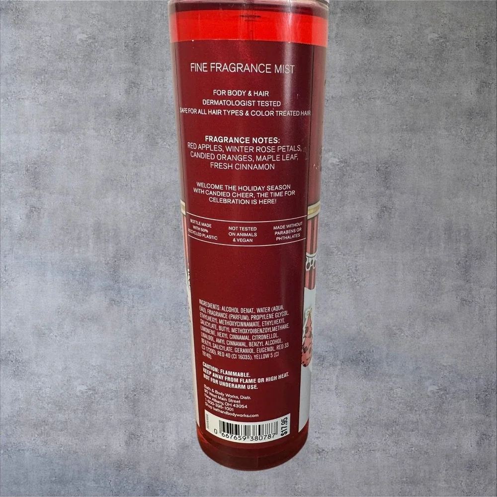 New Bath & Body Works‎ Winter Candy Apple Fragrance Mist 8oz Red Spray